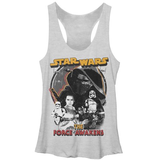 Women’s Star Wars The Force Awakens Distressed Racerback Tank Top