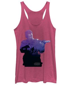 Women’s Star Wars The Force Awakens Finn Gradient Racerback Tank Top