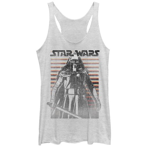 Women’s Star Wars The Force Awakens Kylo Ren Distressed Racerback Tank Top