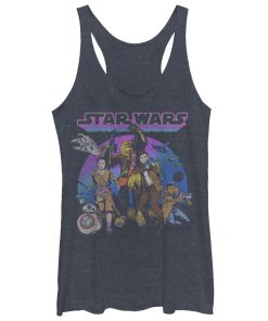 Women’s Star Wars The Force Awakens Poe Dameron Crew Racerback Tank Top