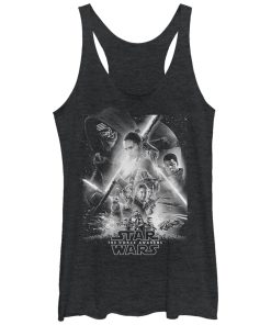 Women’s Star Wars The Force Awakens Poster Racerback Tank Top