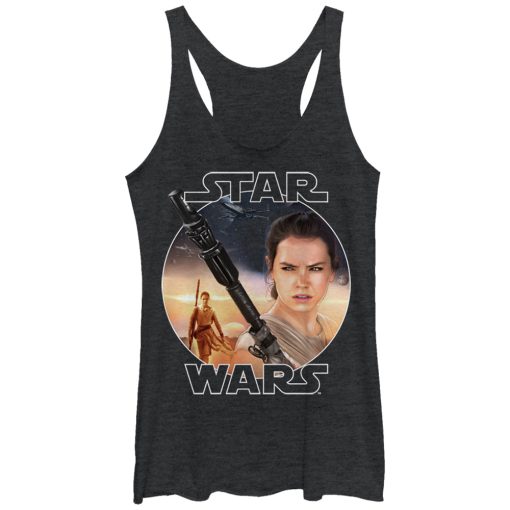 Women’s Star Wars The Force Awakens Rey Jakku Racerback Tank Top