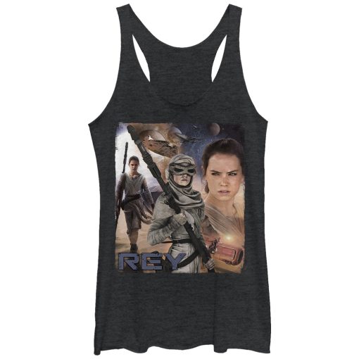 Women’s Star Wars The Force Awakens Rey Racerback Tank Top