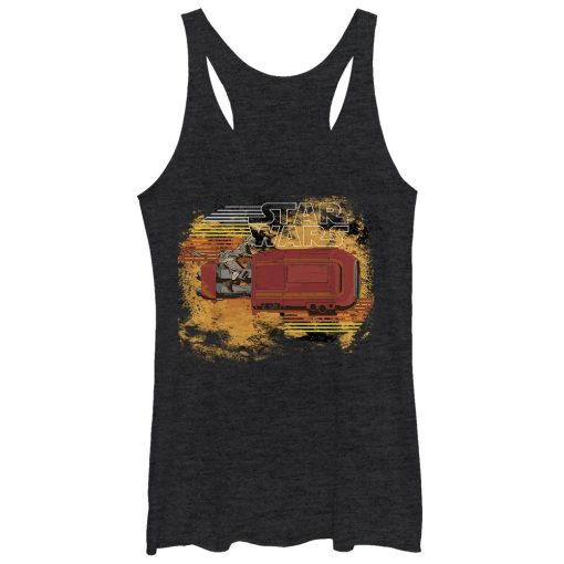 Women’s Star Wars The Force Awakens Rey Speederstorm Racerback Tank Top