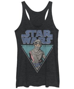 Women’s Star Wars The Force Awakens Rey Triangle Racerback Tank Top