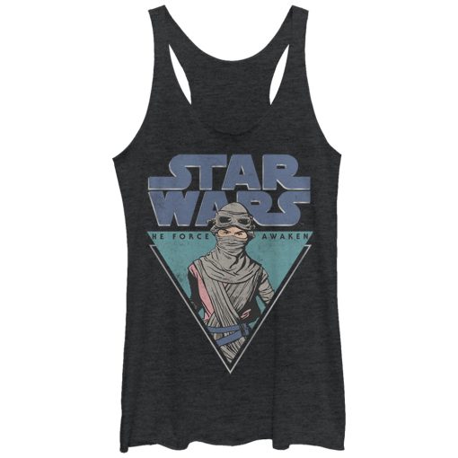 Women’s Star Wars The Force Awakens Rey Triangle Racerback Tank Top