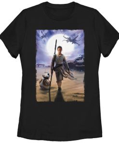 Women’s Star Wars The Force Awakens Rey on Jakku T-Shirt