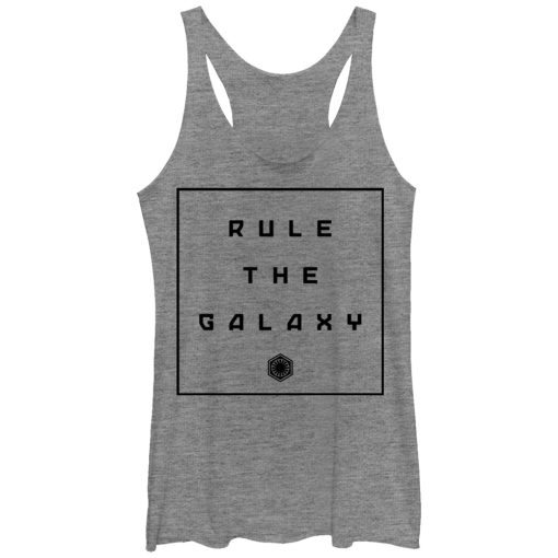 Women’s Star Wars The Force Awakens Rule the Galaxy Racerback Tank Top