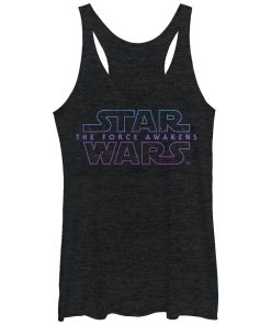 Women’s Star Wars The Force Awakens Starry Logo Racerback Tank Top