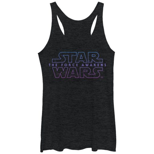 Women’s Star Wars The Force Awakens Starry Logo Racerback Tank Top