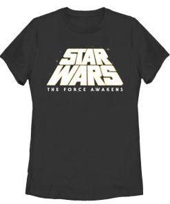 Women’s Star Wars The Force Awakens Starry Logo T-Shirt
