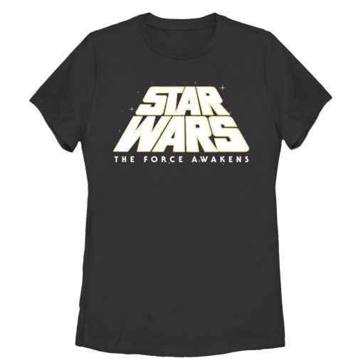 Women’s Star Wars The Force Awakens Starry Logo T-Shirt