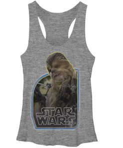 Women’s Star Wars The Force Awakens Vintage Chewbacca Racerback Tank Top