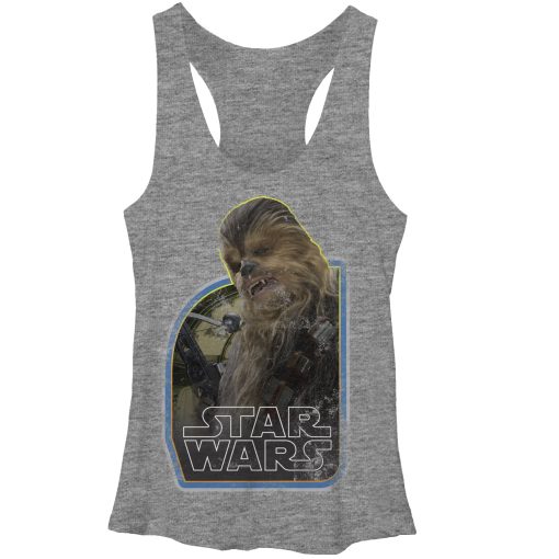 Women’s Star Wars The Force Awakens Vintage Chewbacca Racerback Tank Top