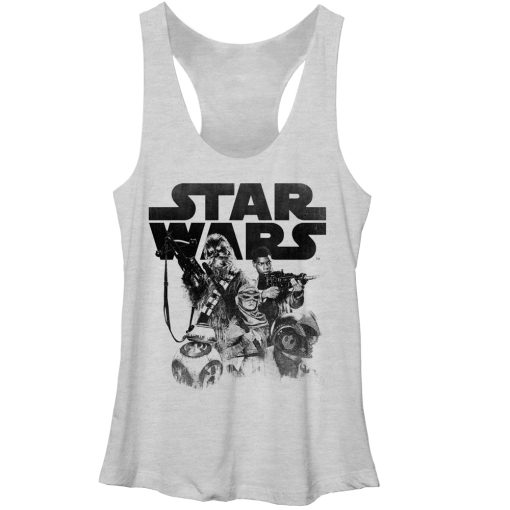 Women’s Star Wars The Force Awakens Vintage Racerback Tank Top