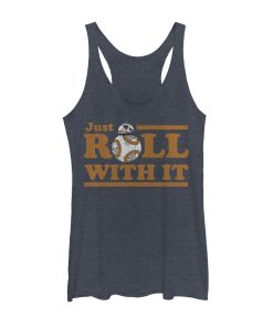 Women’s Star Wars The Last Jedi BB-8 Just Roll Racerback Tank Top