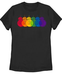 Women’s Star Wars The Last Jedi BB-8 Pride Rainbow T-Shirt