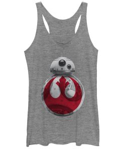 Women’s Star Wars The Last Jedi BB-8 Rebel Symbol Racerback Tank Top