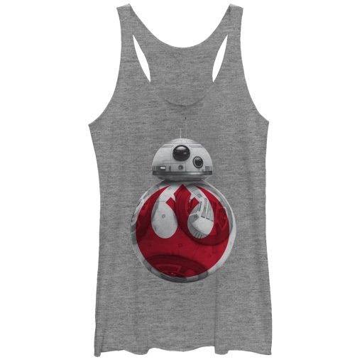 Women’s Star Wars The Last Jedi BB-8 Rebel Symbol Racerback Tank Top