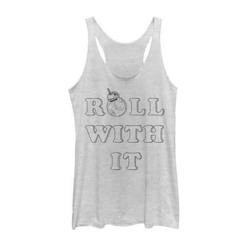 Women’s Star Wars The Last Jedi BB-8 Roll Racerback Tank Top