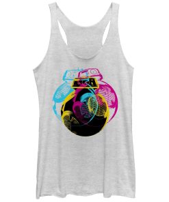 Women’s Star Wars The Last Jedi BB-9E Retro Pop Racerback Tank Top