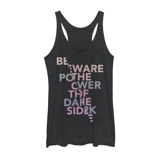 Women’s Star Wars The Last Jedi Beware the Dark Side Racerback Tank Top