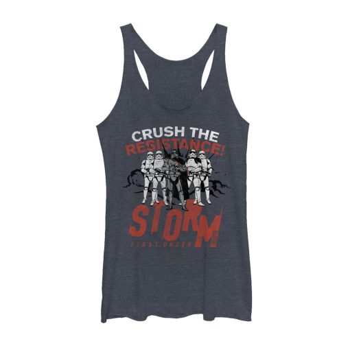 Women’s Star Wars The Last Jedi Crush the Resistance Racerback Tank Top