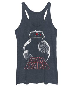Women’s Star Wars The Last Jedi Droid Racerback Tank Top