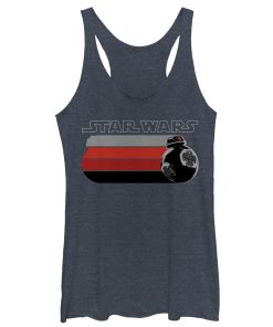 Women’s Star Wars The Last Jedi Droid Streak Racerback Tank Top