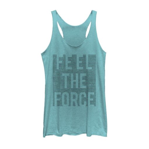 Women’s Star Wars The Last Jedi Feel Force Racerback Tank Top