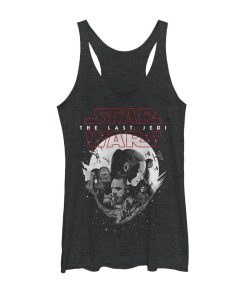 Women’s Star Wars The Last Jedi Group Planet Logo Racerback Tank Top
