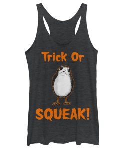 Women’s Star Wars The Last Jedi Halloween Porg Squeak Racerback Tank Top