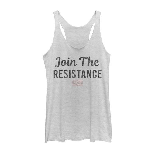 Women’s Star Wars The Last Jedi Join Text Racerback Tank Top