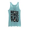 Women’s Star Wars The Last Jedi May the Fourth Porgs Be With You Racerback Tank Top