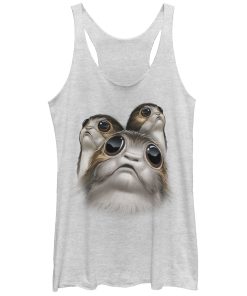 Women’s Star Wars The Last Jedi Porg Eyes Racerback Tank Top