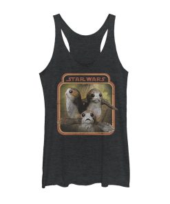 Women’s Star Wars The Last Jedi Porgs Frame Racerback Tank Top