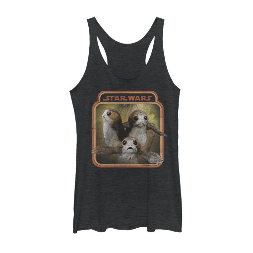 Women’s Star Wars The Last Jedi Porgs Frame Racerback Tank Top