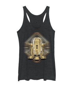 Women’s Star Wars The Last Jedi R2-D2 Shake Racerback Tank Top