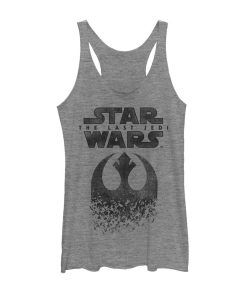 Women’s Star Wars The Last Jedi Rebel Logo Fleck Racerback Tank Top