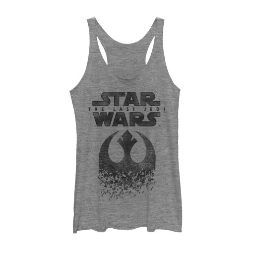 Women’s Star Wars The Last Jedi Rebel Logo Fleck Racerback Tank Top