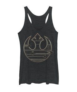 Women’s Star Wars The Last Jedi Rebel Logo Streak Racerback Tank Top