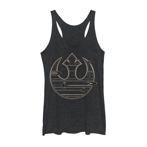 Women’s Star Wars The Last Jedi Rebel Logo Streak Racerback Tank Top