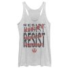 Women’s Star Wars The Last Jedi Resist Repeat Racerback Tank Top