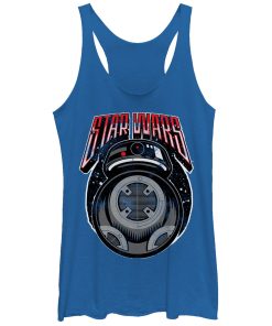 Women’s Star Wars The Last Jedi Retro BB-9E Racerback Tank Top