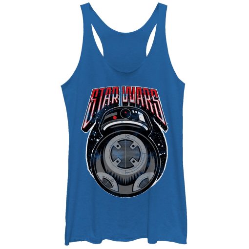 Women’s Star Wars The Last Jedi Retro BB-9E Racerback Tank Top