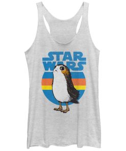 Women’s Star Wars The Last Jedi Retro Porg Racerback Tank Top