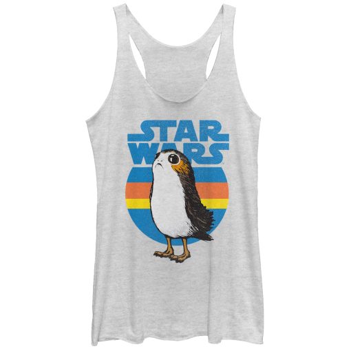 Women’s Star Wars The Last Jedi Retro Porg Racerback Tank Top