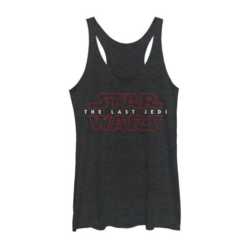 Women’s Star Wars The Last Jedi Sleek Logo Racerback Tank Top