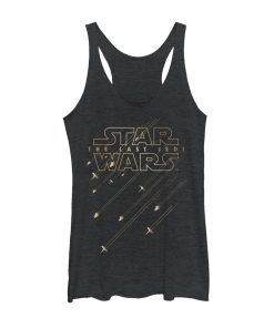 Women’s Star Wars The Last Jedi Star Ship Streak Racerback Tank Top