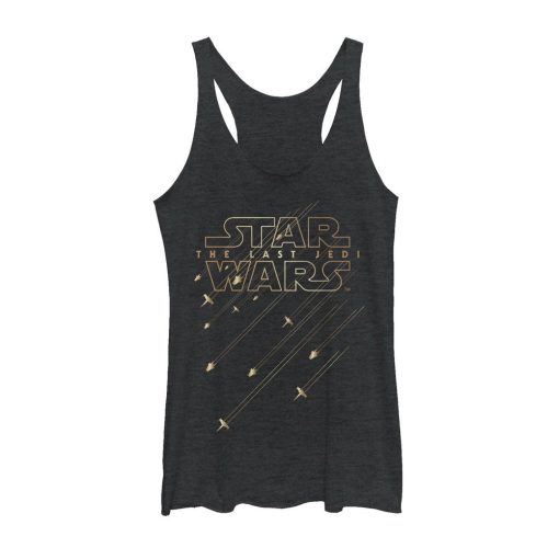 Women’s Star Wars The Last Jedi Star Ship Streak Racerback Tank Top